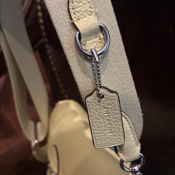 Coach Lucy Small Messenger Bag Crossbody EUC Pale Lime - Picture 3 of 11